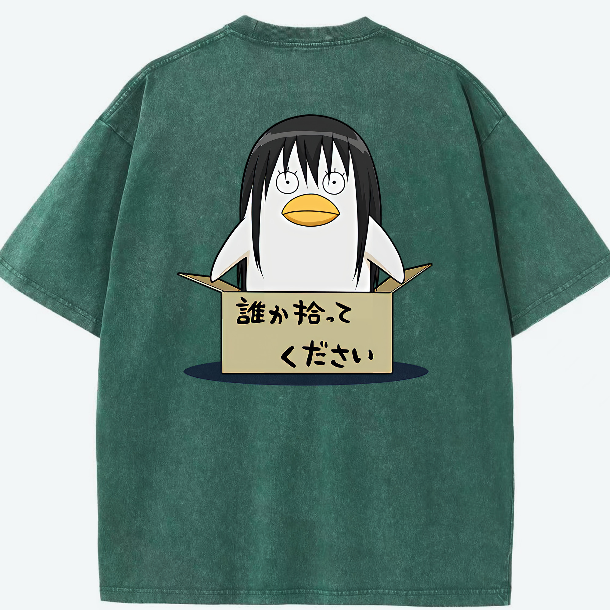 （画像用） ぎんたま 坂田銀時（さかたぎんとき） 神楽 志村新八（しむら しんぱち） GINTAMA Sakata Gintoki Kagura Shimura Shinpachi 綿100% ヴィンテージ風 半袖Tシャツ（背面プリント）